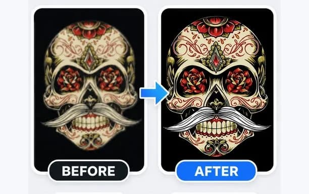 Professional embroidery digitizing sample