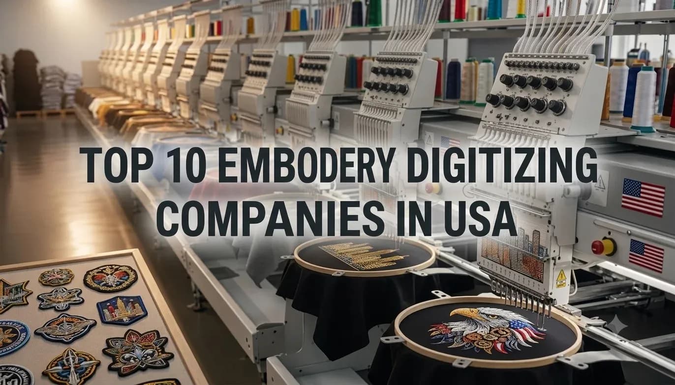 Top 10 Embroidery Digitizing Companies in USA