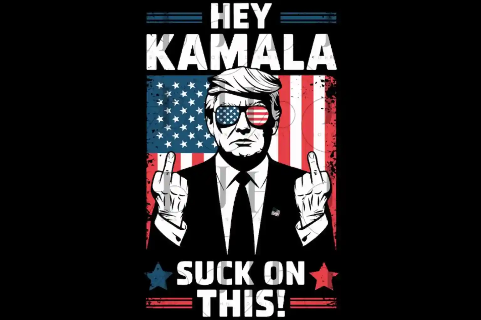 Hey Kamala vector artwork