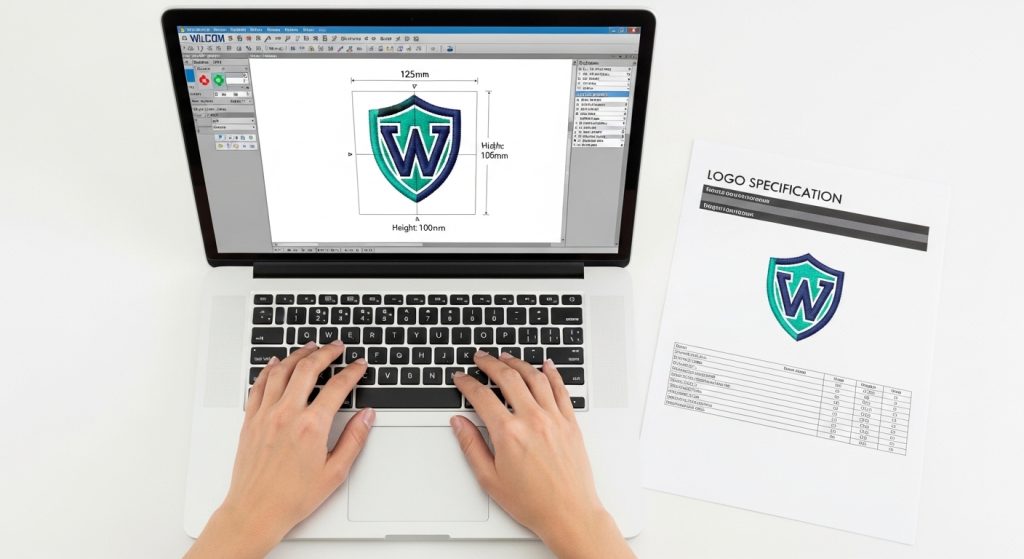 Fixing embroidery sizing issues by checking design dimensions in Wilcom embroidery software