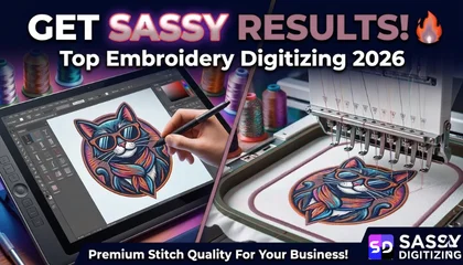 Best Embroidery Digitizing Service 2026 | Sassy Digitizing