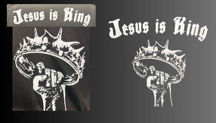 Initial Concept Fist and Gothic Text