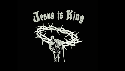 Our digitized preview showing the integration of the thorns and the fist