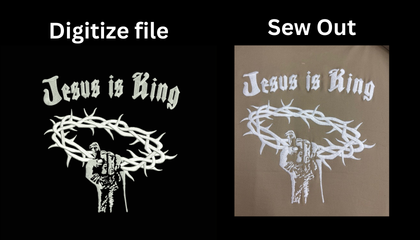 Final Embroidery Sew Out Results