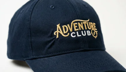 hat embroidery pinching same place on front panel of structured cap