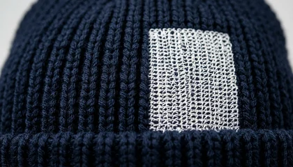 Side by side comparison of knit fabric with and without knockdown stitch underlay applied